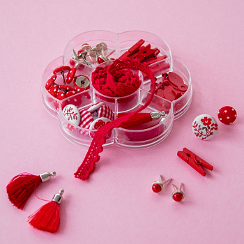 Набор для творчества NT-196 "Рукоделие" красный