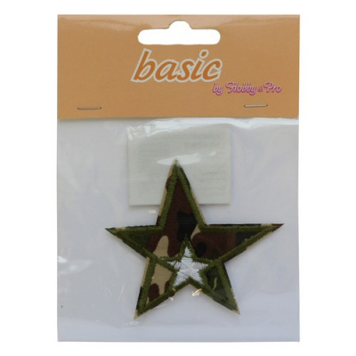 Термоаппликация Hobby&Pro basic LML081-3 "Звезда" 1 шт.
