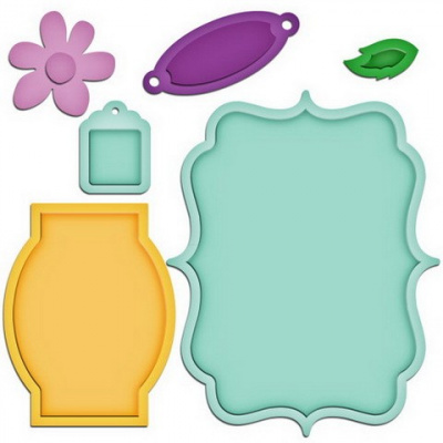 Набор ножей Spellbinders® Shapeabilities® "Ярлыки на банки"