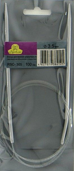 Спицы для вязания круговые«Рукоделие» RSC-305 100см.*3.5мм