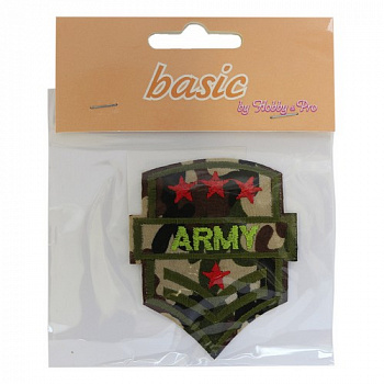 Термоаппликация Hobby&Pro basic LM-80288 "Army", 1 шт.