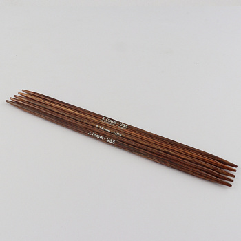 Спицы деревянные носочные Ginger KnitPro, 15 см, 3.75 мм 31008