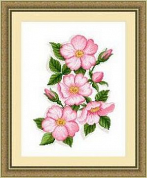 Набор для вышивания «Сделано с любовью» ЦВ-026 Дикая роза