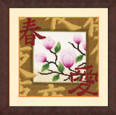 Набор для вышивания «Золотое Руно» МГ-018  Весенний расцвет