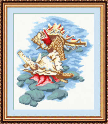 Набор для вышивания "Сделай своими руками" Ракушки 