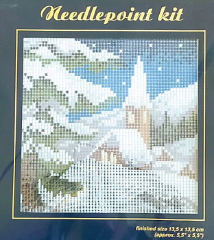 Набор для вышивания "Зимний пейзаж" 13,5 х 13,5 см