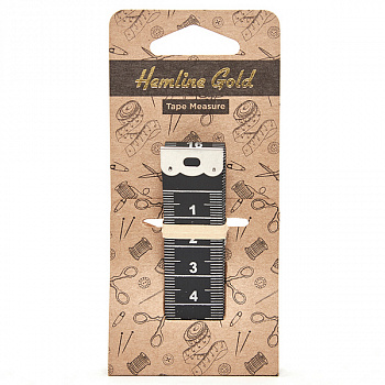 Сантиметр "Hemline" 255,S.HG ,150см./60,  20мм. цвет черный.