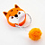 Сантиметр-рулетка "ZOO-5", Арт +253.MET.ZOO.5-лиса 