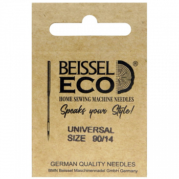 Иглы д/бытовых швейных машин Универсальные (Universal), 5 шт, № 90, 130-705 H/крафт, BEISSEL