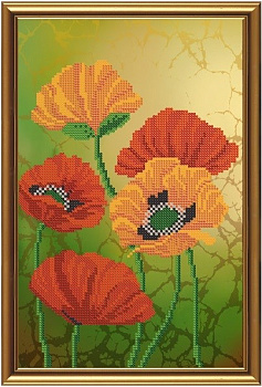Набор для вышивания «Nova Sloboda» НС4220 Альпийские маки