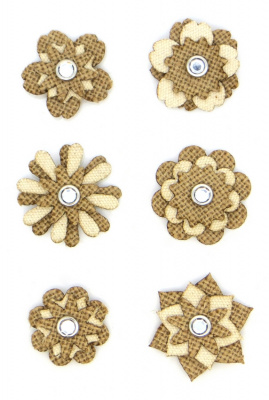 Тканевые цветы 3D "Рукоделие" FLD-105