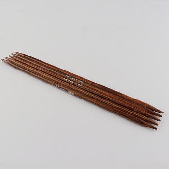 Спицы деревянные носочные Ginger KnitPro, 20 см, 4.00 мм 31027