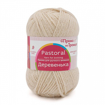 Деревенька, пряжа для ручного вязания (166, суровый)