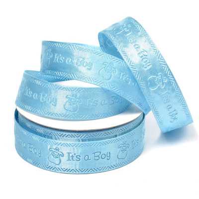 Лента декоративная арт.TBY.R-02 шир.25 мм цв.02 голубой