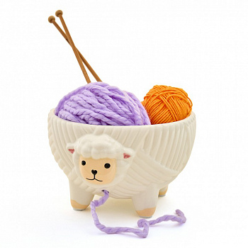 Клубочница для пряжи "Овечка",16 см.Арт 4917.3