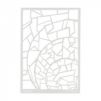 "Mr.Painter" TFR-10 Трафарет-маска 1 шт. 44 "Осколки"