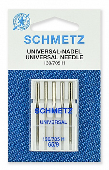 Иглы стандартные 130/705H № 65/9, 5 шт. Schmetz 0703558