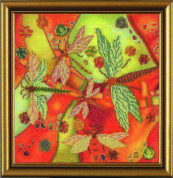 Набор для вышивания «Nova Sloboda» НК2147 Летний этюд. Стрекозы