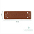 Нашивка NA03 Brown (коричневый)  50 х15 mm