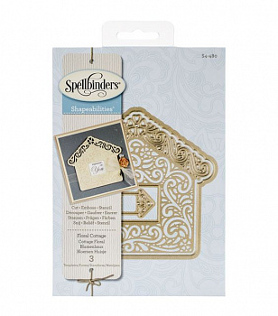 Набор ножей Spellbinders® Shapeabilities® "Цветочный коттедж"