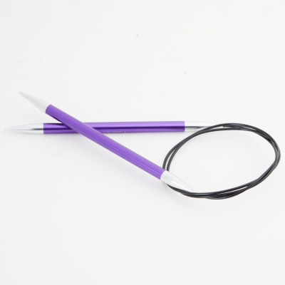 Спицы алюминиевые круговые Zing KnitPro, 80 см, 7.00 мм 47135