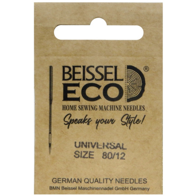 Иглы д/бытовых швейных машин Универсальные (Universal),10 шт, № 80, 130-705 H/крафт, BEISSEL