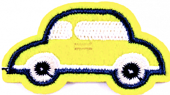 Термоаппликация LA123 Yellow  50 х 23 mm, упак/ 5 шт.