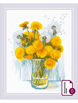 Набор для вышивания «Риолис» 2229 Солнечные одуванчики 24*30 см