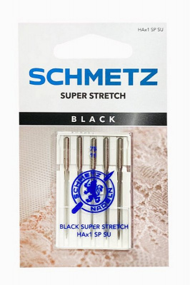 Иглы Супер Стрейч с покрытием антиклей Schmetz.HAX1 SP SU №75, 5 шт.