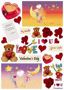 Декупажная карта А3, арт.dk058