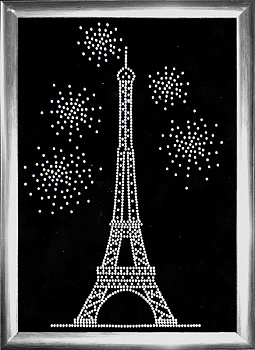 Набор для аппликации стразами «Золотое Руно» ХК-019 Праздник в Париже