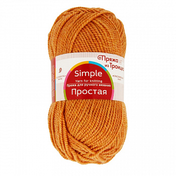 Простая, пряжа для ручного вязания  (340, листопад)