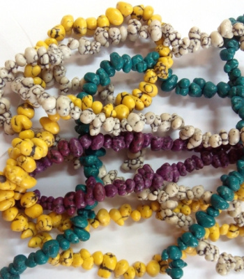 Бусы камушки (на леске), 90 см