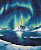 Набор для вышивания «Овен» 1549 " Северное сияние"  20 х 25 см