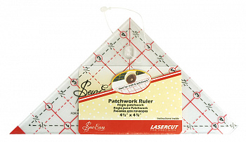 Линейка - треугольник, 4 1/2" x 4 7/8"