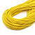 Резинка шляпная круглая  Ас 3мм  желтый ( упак. 25 м.)