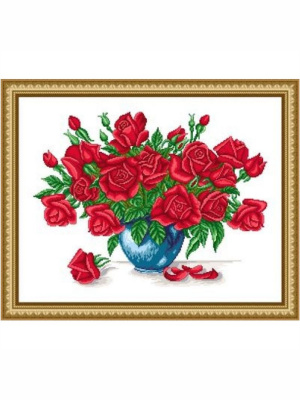 Набор для вышивания «Сделано с любовью» ЦВ-013 Розы для любимой