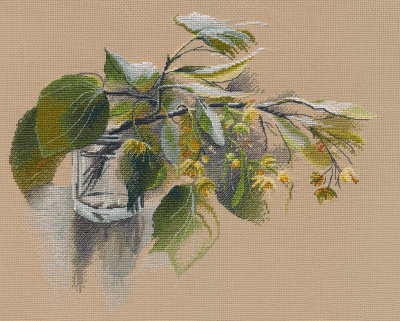 Набор для вышивания «Овен» 1582 "Аромат липы"  33 х 27 см