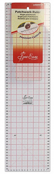 Линейка для пэчворка "Hemline" NL4190 60х16 см с градацией в сантиметрах