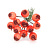 Декоративный букетик "Рукоделие" ягоды коралловый DKB193K