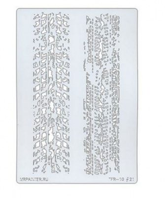 Трафарет-маска "Mr.Painter" TFR-10  21 "Протектор №1"