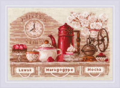 Набор для вышивания  «Риолис»1874 «Coffee Time»30*21 см