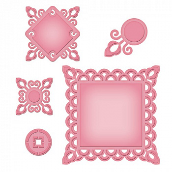 Набор ножей Spellbinders® Shapeabilities® "Азиатские мотивы"
