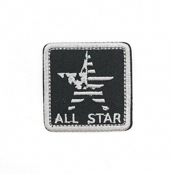 Термоаппликация Hobby&Pro 'Герб 'ALL STAR', черный, 4.4*4.4см