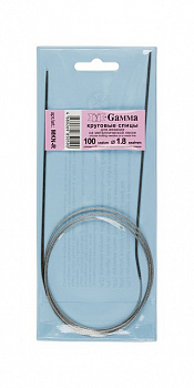 Спицы круговые «Gamma» MKN-R металл d 1,8 мм 100 см с металлической леской