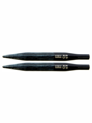 Спицы ультракороткие деревянные съемные Indigo KnitPro 5 см, 5.00 мм 20685