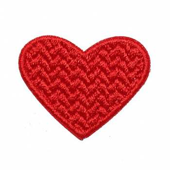 Термоаппликация Hobby&Pro 'Сердечко', 2,3*2,5см