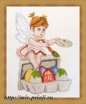 Набор для вышивания NEOCRAFT ДМ-03 "Пасхальная фея" 15*21 см.