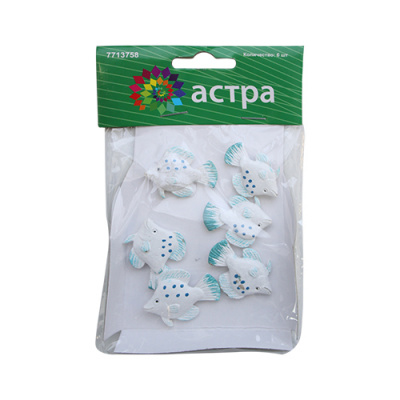 Объемные фигурки "Астра" Рыбка 6 шт.LR15-4589