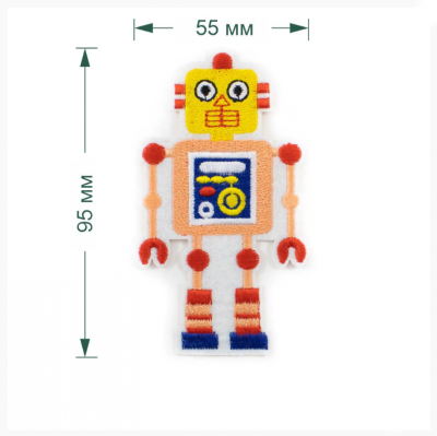 Термоаппликация LA490 55 х 95 мм упак/5 шт